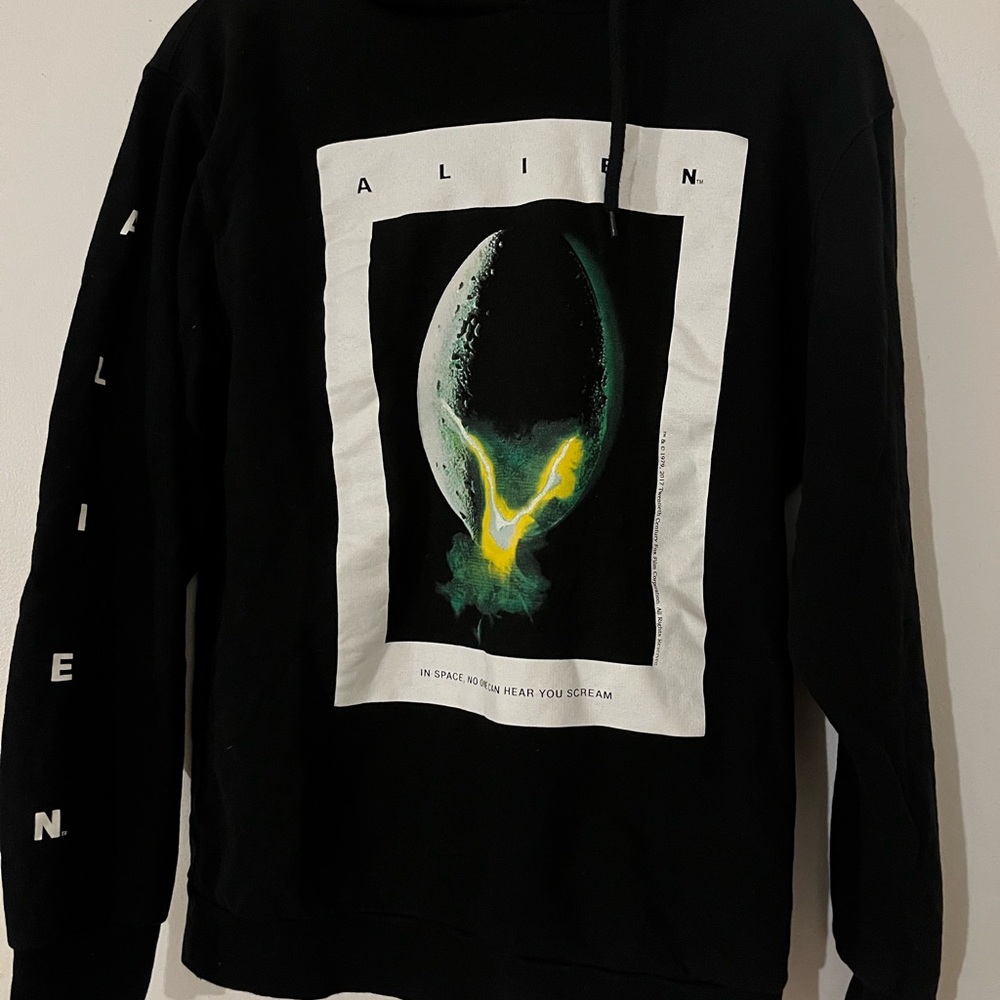 Alien Black  Hoodie